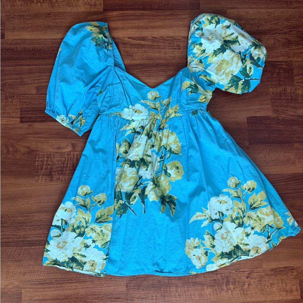 Free People Puff Sleeve Dress